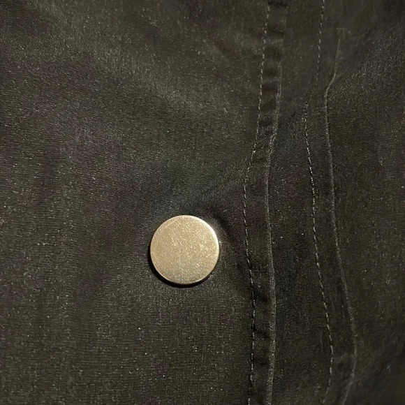 New York & Company Black trench coat - Picture 11 of 16